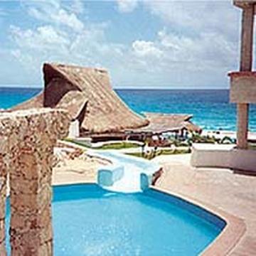 El Pueblito Beach Hotell Cancún Eksteriør bilde